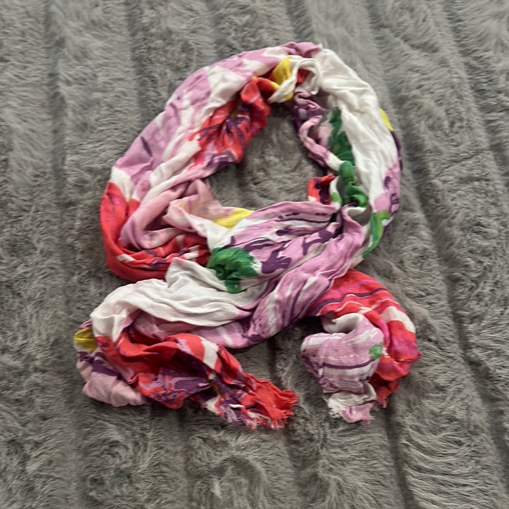 Colorful Floral Scarf